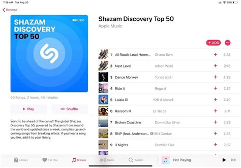 Использование Apple Music для загрузки плейлистов на Apple Watch