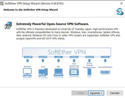 Конфигурирование подключения на стороне клиента в SoftEther VPN