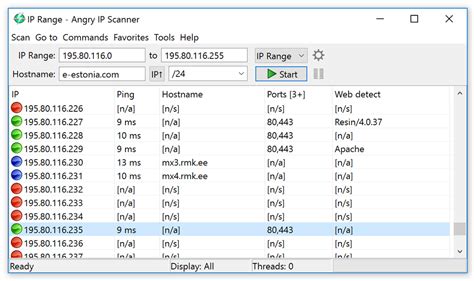 Метод 3: Использование программы Advanced IP Scanner