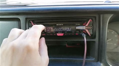 Настройка FM/AM радиостанций на автомагнитоле Sony Drive S