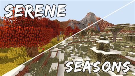 Описание Serene Seasons и его значимость в игре Minecraft