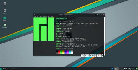 Определение версии Manjaro KDE