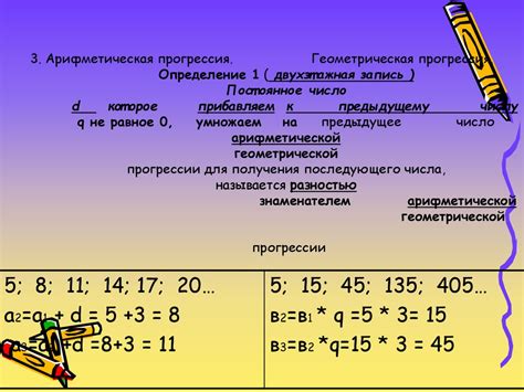 Особенности и свойства арифметической и геометрической прогрессий
