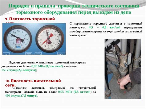 Преимущества проверки состояния главного тормозного узла