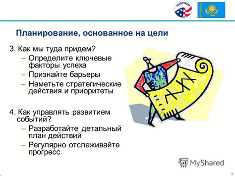 Разработайте план изменений и определите цели