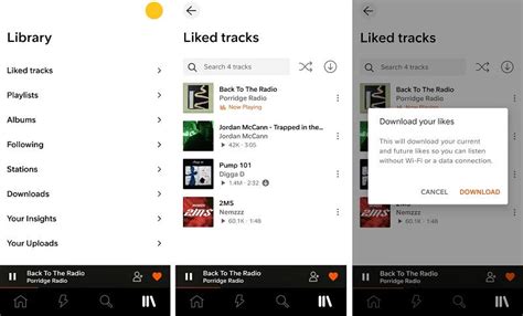 Сохранение изменений и перезапуск приложения SoundCloud