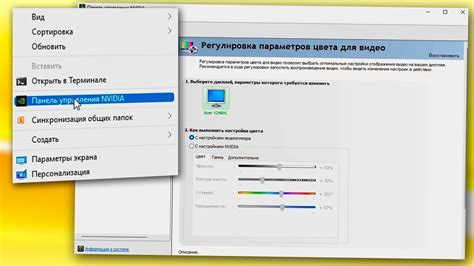 Шаг 4: Настройка Nvidia overlay через параметры графического драйвера
